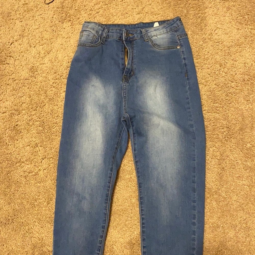 Denim jeans size medium color blue